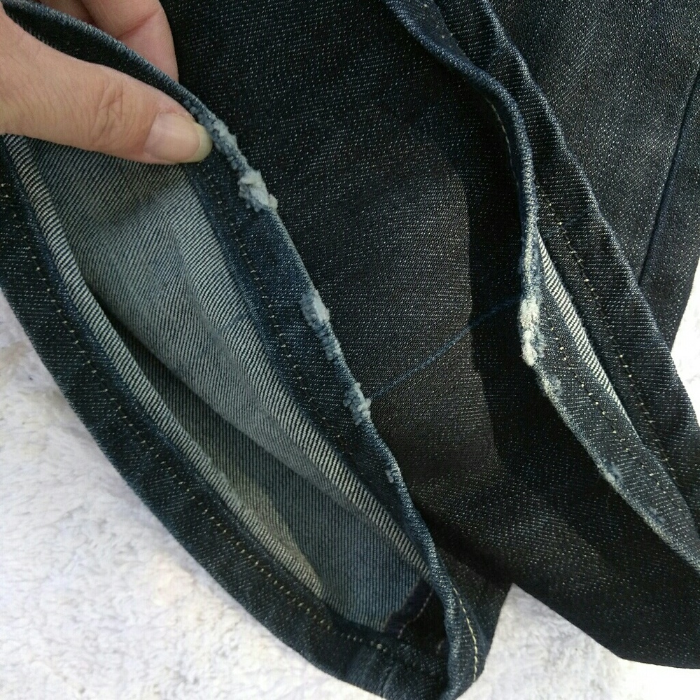 Paige laurel canyon dark wash flare leg jeans - Picture 6 of 6